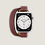 Series&nbsp;7 case & Band Apple Watch Hermes Double Tour 41&nbsp;mm&nbsp;Attelage, View: front, front, view 1 of 3