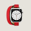 Series&nbsp;7 case & Band Apple Watch Hermes Double Tour 41&nbsp;mm&nbsp;Attelage, View: front, front, view 1 of 3