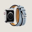 Series&nbsp;7 case & Band Apple Watch Hermes Double Tour 41&nbsp;mm&nbsp;Attelage, View: Back, back, view 3 of 4