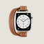 Series&nbsp;7 case & Band Apple Watch Hermes Double Tour 41&nbsp;mm&nbsp;Attelage, View: front, front, view 1 of 4