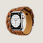 Series&nbsp;7 case & Band Apple Watch Hermes Double Tour 41&nbsp;mm&nbsp;Gourmette, View: side, side, view 2 of 2