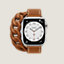 Series&nbsp;7 case & Band Apple Watch Hermes Double Tour 41&nbsp;mm&nbsp;Gourmette, View: front, front, view 1 of 2