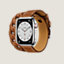 Series&nbsp;7 case & Band Apple Watch Hermes Double Tour 41&nbsp;mm&nbsp;Gourmette, View: side, side, view 2 of 2
