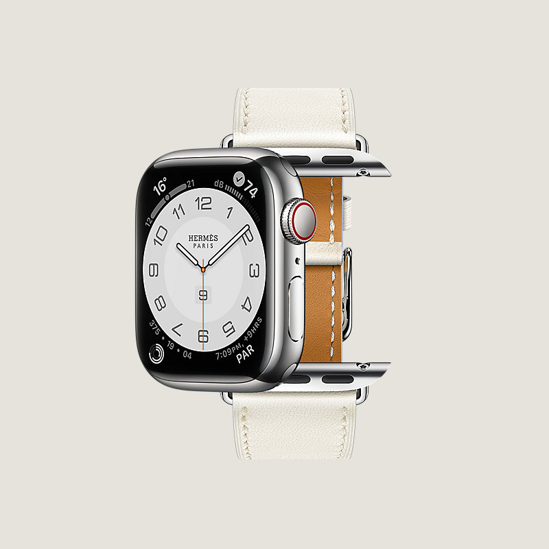 Series&nbsp;7 case & Band Apple Watch Hermès Single Tour 41&nbsp;mm