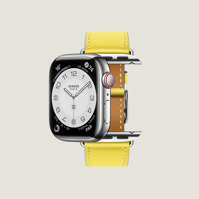 Series&nbsp;7 case & Band Apple Watch Hermes Single Tour 41&nbsp;mm
