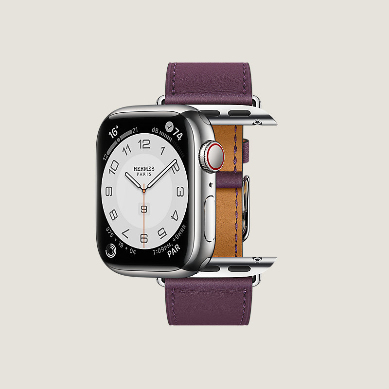 Series&nbsp;7 case & Band Apple Watch Hermes Single Tour 41&nbsp;mm