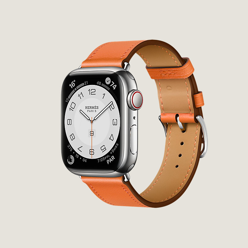 Series&nbsp;7 case & Band Apple Watch Hermes Single Tour 41&nbsp;mm