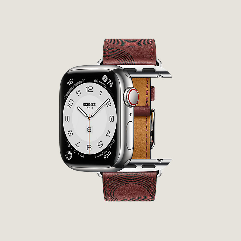 Series&nbsp;7 case & Band Apple Watch Hermes Single Tour 41&nbsp;mm
