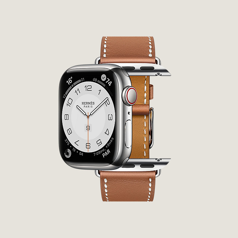 Series&nbsp;7 case & Band Apple Watch Hermes Single Tour 41&nbsp;mm