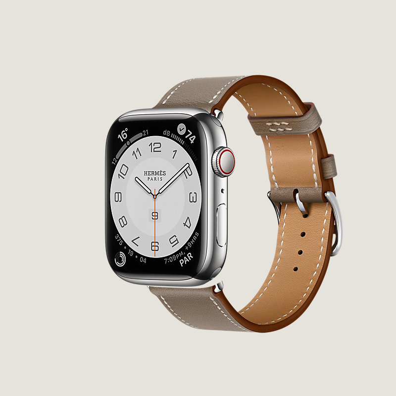 Series&nbsp;7 case & Band Apple Watch Hermes Single Tour 41&nbsp;mm