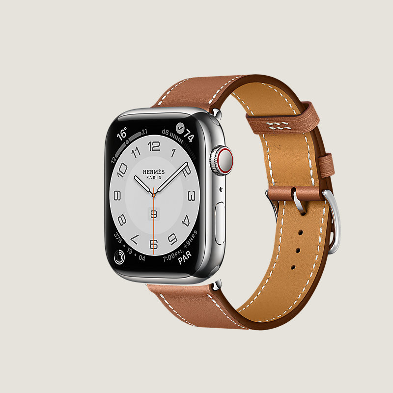 Series&nbsp;7 case & Band Apple Watch Hermes Single Tour 41&nbsp;mm