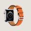 Series&nbsp;7 case & Band Apple Watch Hermes Single Tour 41&nbsp;mm, View: Back, back, view 4 of 5