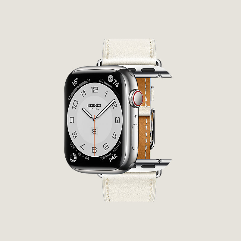 Series&nbsp;7 case & Band Apple Watch Hermès Single Tour 41&nbsp;mm