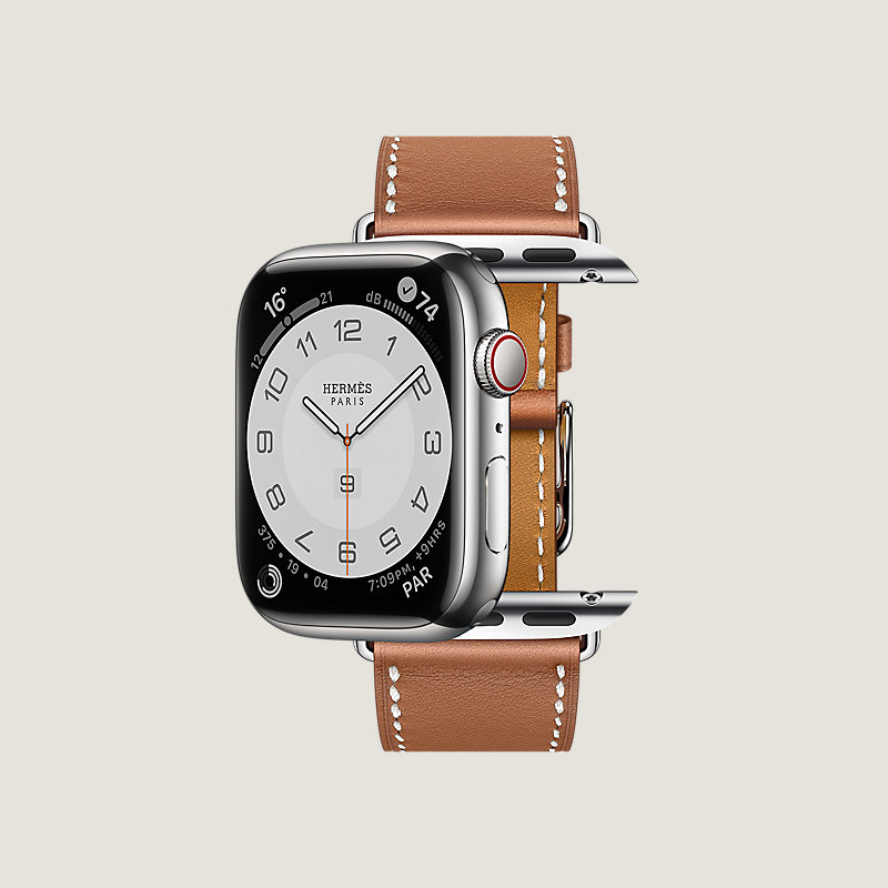 Series&nbsp;7 case & Band Apple Watch Hermes Single Tour 41&nbsp;mm