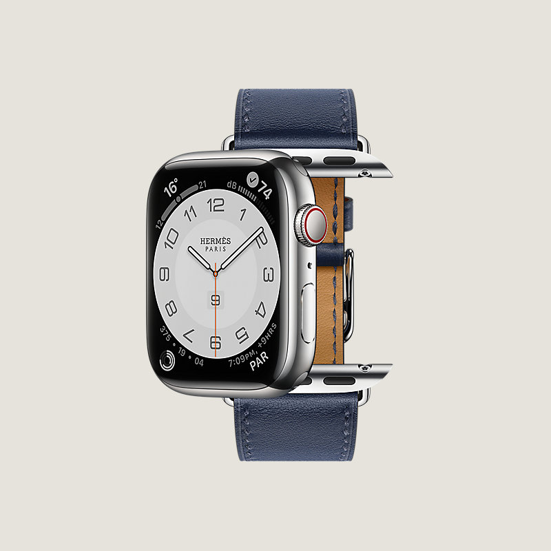 Series&nbsp;7 case & Band Apple Watch Hermes Single Tour 41&nbsp;mm