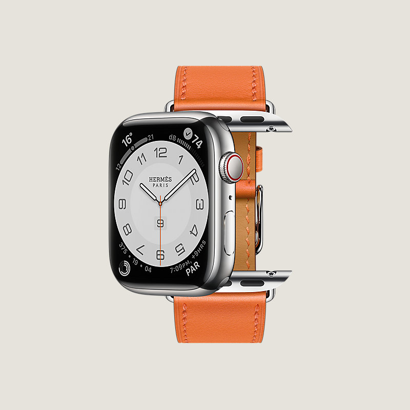 Series&nbsp;7 case & Band Apple Watch Hermes Single Tour 41&nbsp;mm