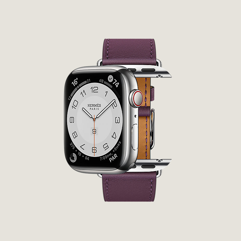 Series&nbsp;7 case & Band Apple Watch Hermes Single Tour 41&nbsp;mm