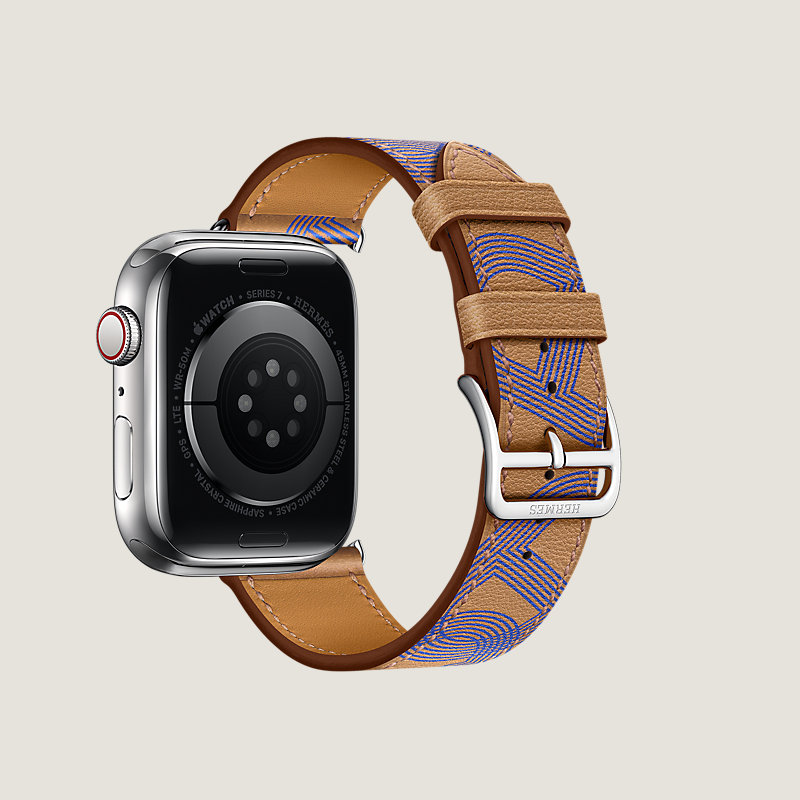 Series&nbsp;7 case & Band Apple Watch Hermes Single Tour 41&nbsp;mm