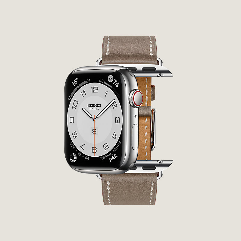 Series&nbsp;7 case & Band Apple Watch Hermes Single Tour 41&nbsp;mm