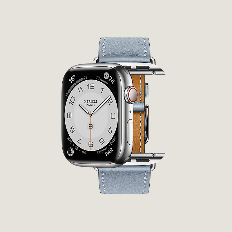 Series&nbsp;7 case & Band Apple Watch Hermes Single Tour 41&nbsp;mm