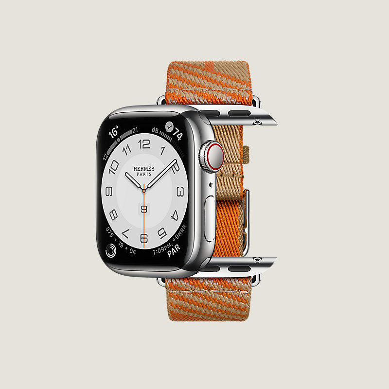 Series&nbsp;7 case & Band Apple Watch Hermes Single Tour 41&nbsp;mm&nbsp;Jumping