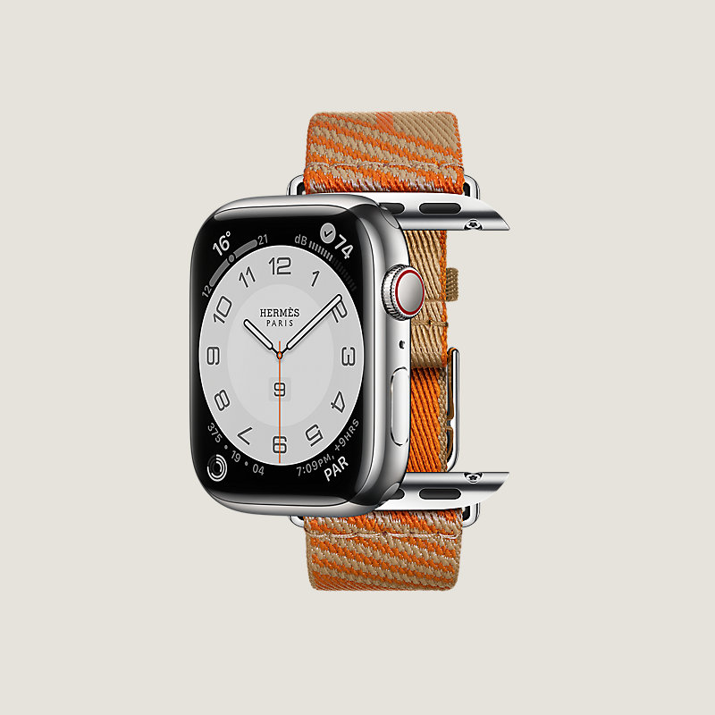 Series&nbsp;7 case & Band Apple Watch Hermes Single Tour 41&nbsp;mm&nbsp;Jumping