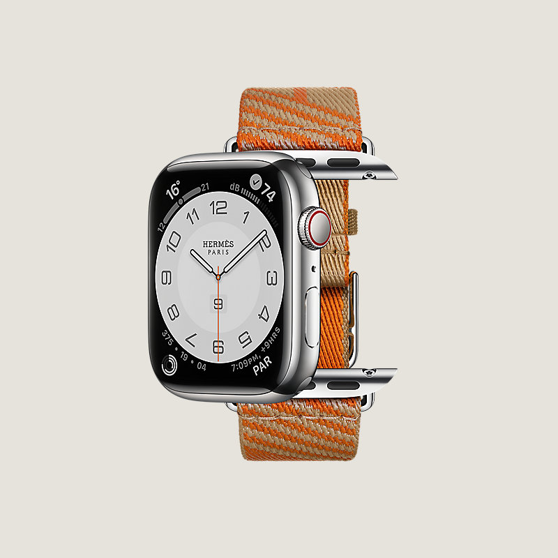 Series&nbsp;7 case & Band Apple Watch Hermes Single Tour 41&nbsp;mm&nbsp;Jumping