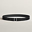 Serif belt buckle & Leather strap 32&nbsp;mm, View: , view 1 of 2