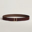 Serif belt buckle & Leather strap 32&nbsp;mm, View: , view 1 of 2