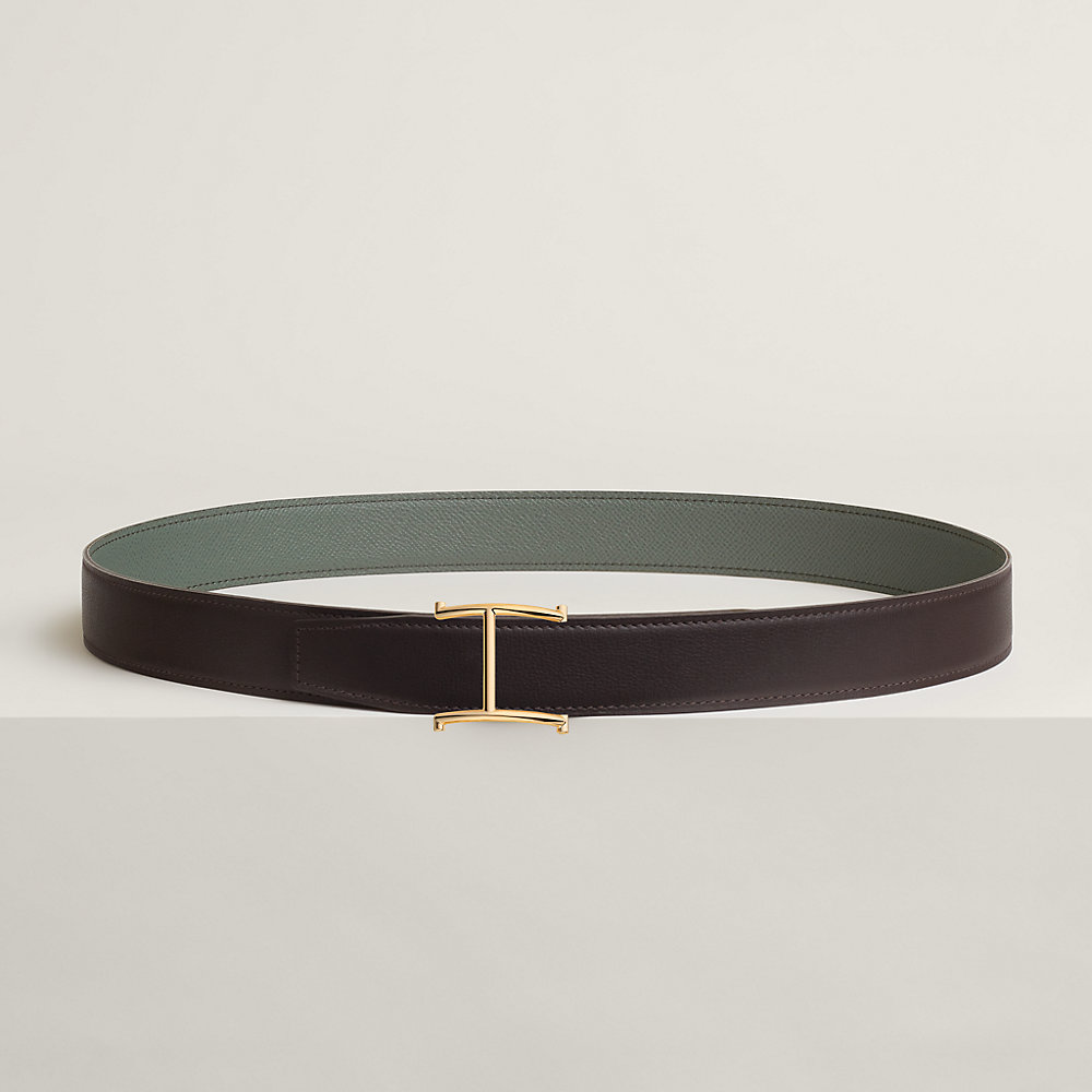 HERMES エトゥプ/白　ベルト サイズ80 Bride d'Apparat belt buckle & Reversible leather strap 32 mm