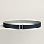 Serif belt buckle & Reversible leather strap 32&nbsp;mm, View: , view 1 of 3