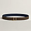 Serif belt buckle & Reversible leather strap 32&nbsp;mm, View: , view 2 of 3