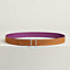 Serif belt buckle & Reversible leather strap 32&nbsp;mm, View: , view 1 of 3