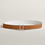 Serif belt buckle & Reversible leather strap 32&nbsp;mm, View: , view 1 of 3