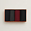 Set of 4 pairs of short wool socks with "H" embroidery, View: front, front, view 1 of 2