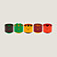 Set of 5 animal boxes, View: front, front, view 6 of 7