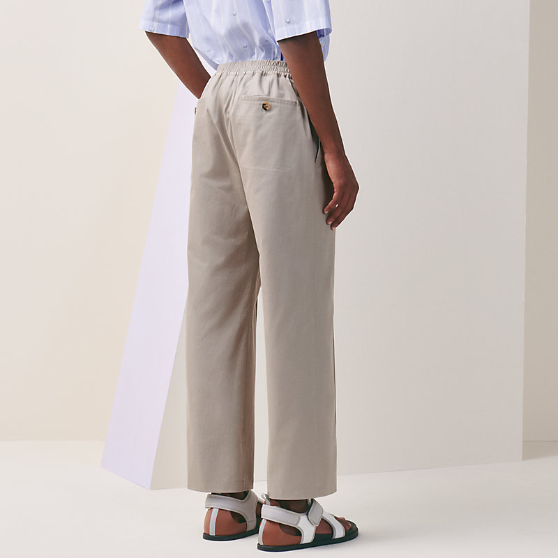 Sevres pants with elastic back | Hermès Canada