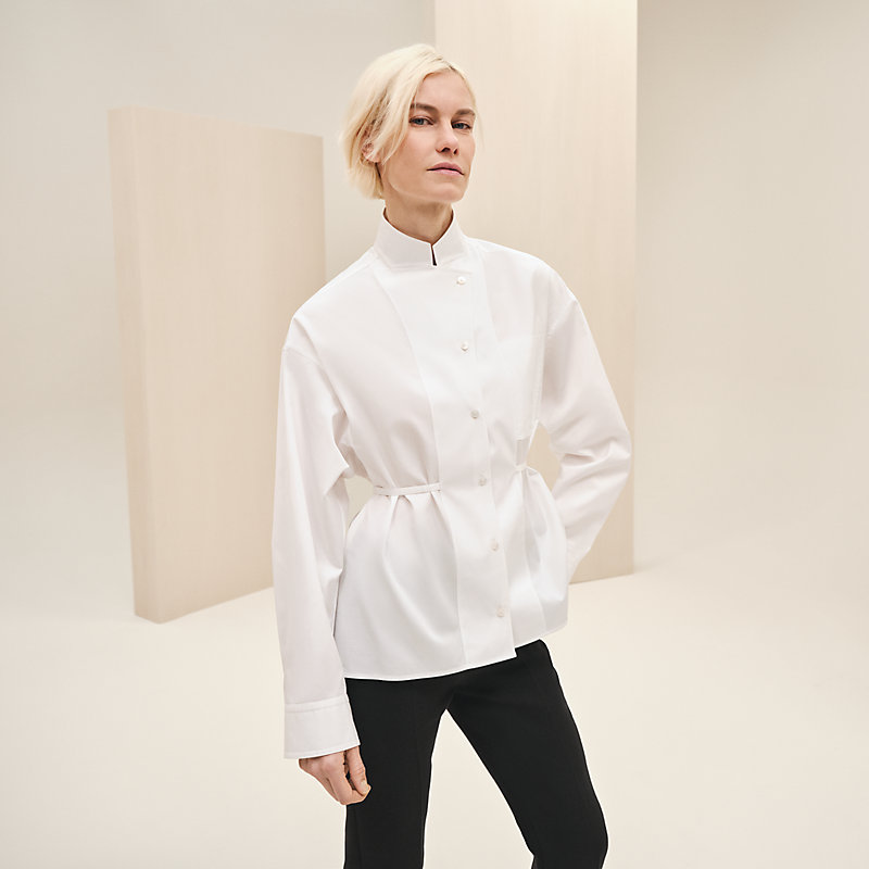 Shirt with drawstrings | Hermès Singapore