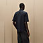 Shirt with leather detail, View: Worn, worn, view 3 of 6