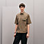 Shirt with leather detail, View: Worn, worn, view 2 of 6