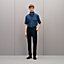 Shirt with leather detail, View: Worn, worn, view 1 of 6