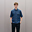 Shirt with leather detail, View: Worn, worn, view 2 of 6