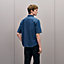 Shirt with leather detail, View: Worn, worn, view 3 of 6