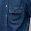 Shirt with leather detail, View: Worn, worn, view 6 of 6