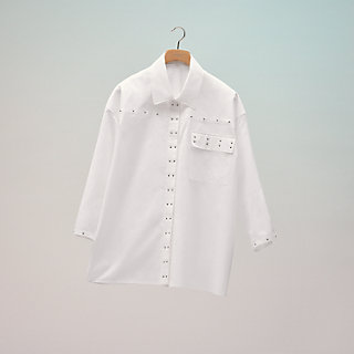 hermes white shirt
