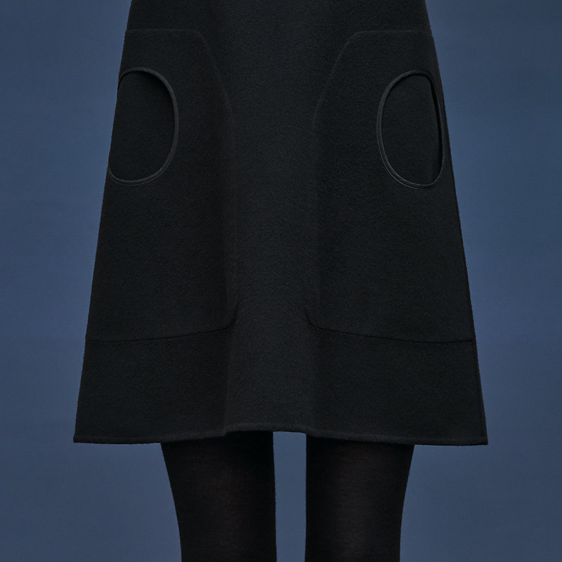Short cashmere dress