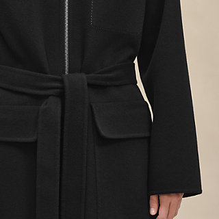 Short coat - Black | Hermès USA