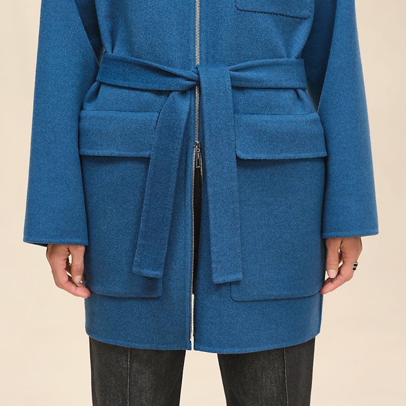 HERMES ネイビー ショートジャケット　size36 Short coat - Blue | Hermès Netherlands