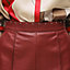 Short en cuir de chèvre grainée, Vue: Vue portée, worn, vue 4 sur 5