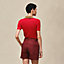 Short en double twill de coton, Vue: Vue portée, worn, vue 3 sur 4